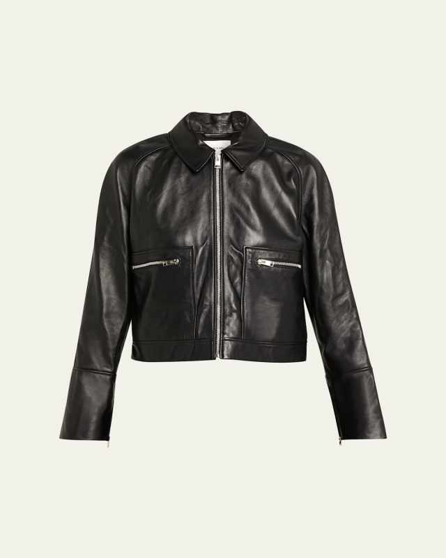 The Leather Zip Jacket